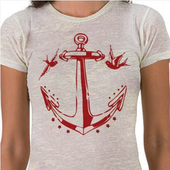 Vintage Anchor & Sparrows Tee